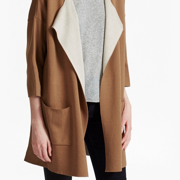 French Connection Camel Cardigan - Picture 2 of 5